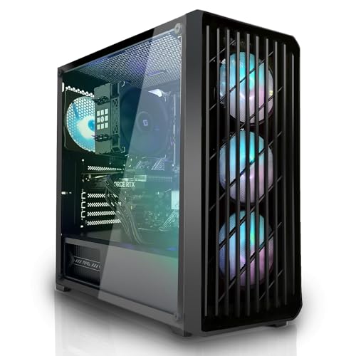 SYSTEMTREFF Basic Gaming PC AMD Ryzen 5 5600 6x4.4GHz | AMD Radeon RX 6600 DX12 | 512GB M.2 NVMe | 16GB DDR4 RAM | WLAN Desktop Computer Rechner für Gamer, Zocker & Streamer von SYSTEMTREFF