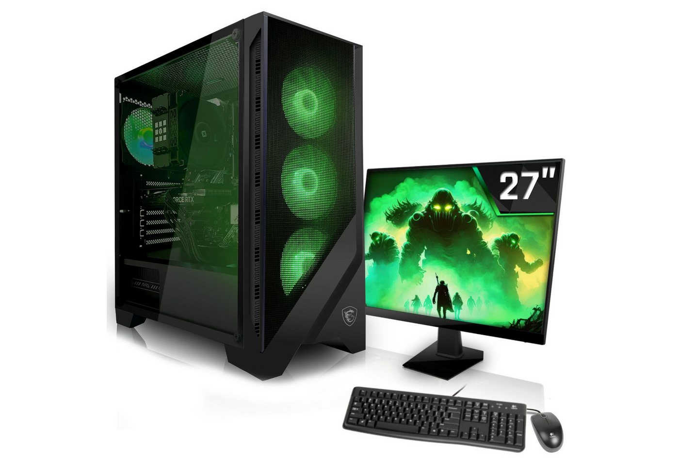 SYSTEMTREFF Business-PC-Komplettsystem (27, AMD Ryzen 5 7600X, Radeon Graphics, 16 GB RAM, 512 GB SSD, Windows 11, WLAN)" von SYSTEMTREFF