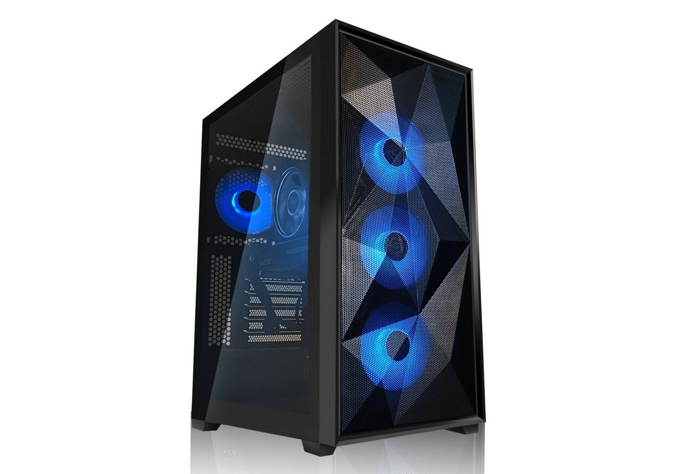 SYSTEMTREFF Gaming-PC (AMD Ryzen 7 5700X3D, GeForce RTX 4080 Super, 32 GB RAM, 2000 GB SSD, Wasserkühlung, Windows 11, WLAN) von SYSTEMTREFF
