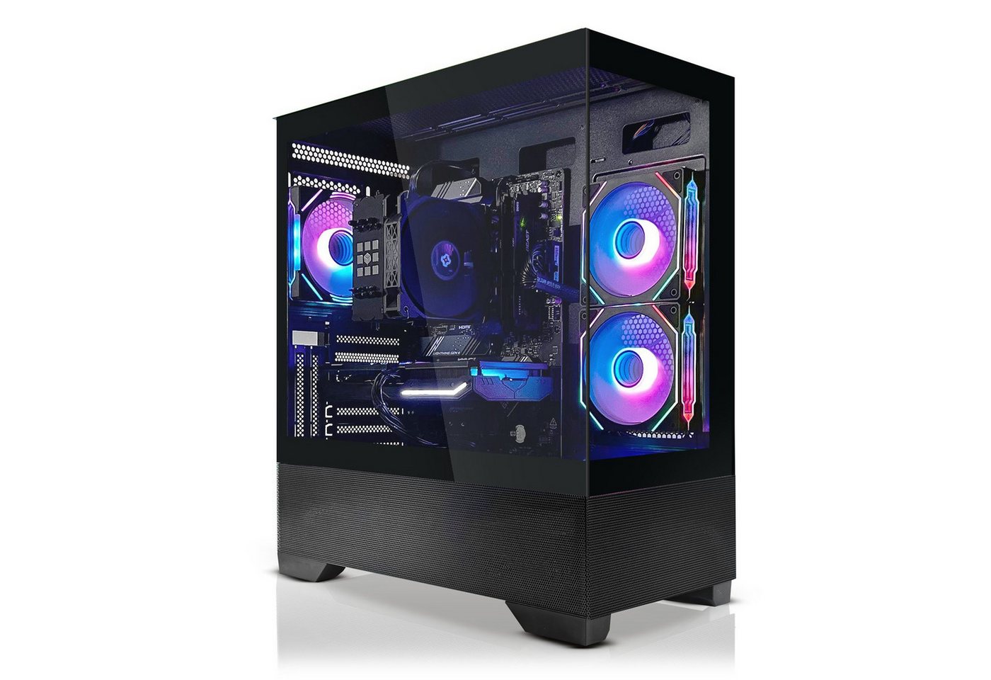 SYSTEMTREFF Gaming-PC (AMD Ryzen 9 5900X, Radeon RX 7800 XT, 32 GB RAM, 1000 GB SSD, Luftkühlung, Windows 11, WLAN) von SYSTEMTREFF