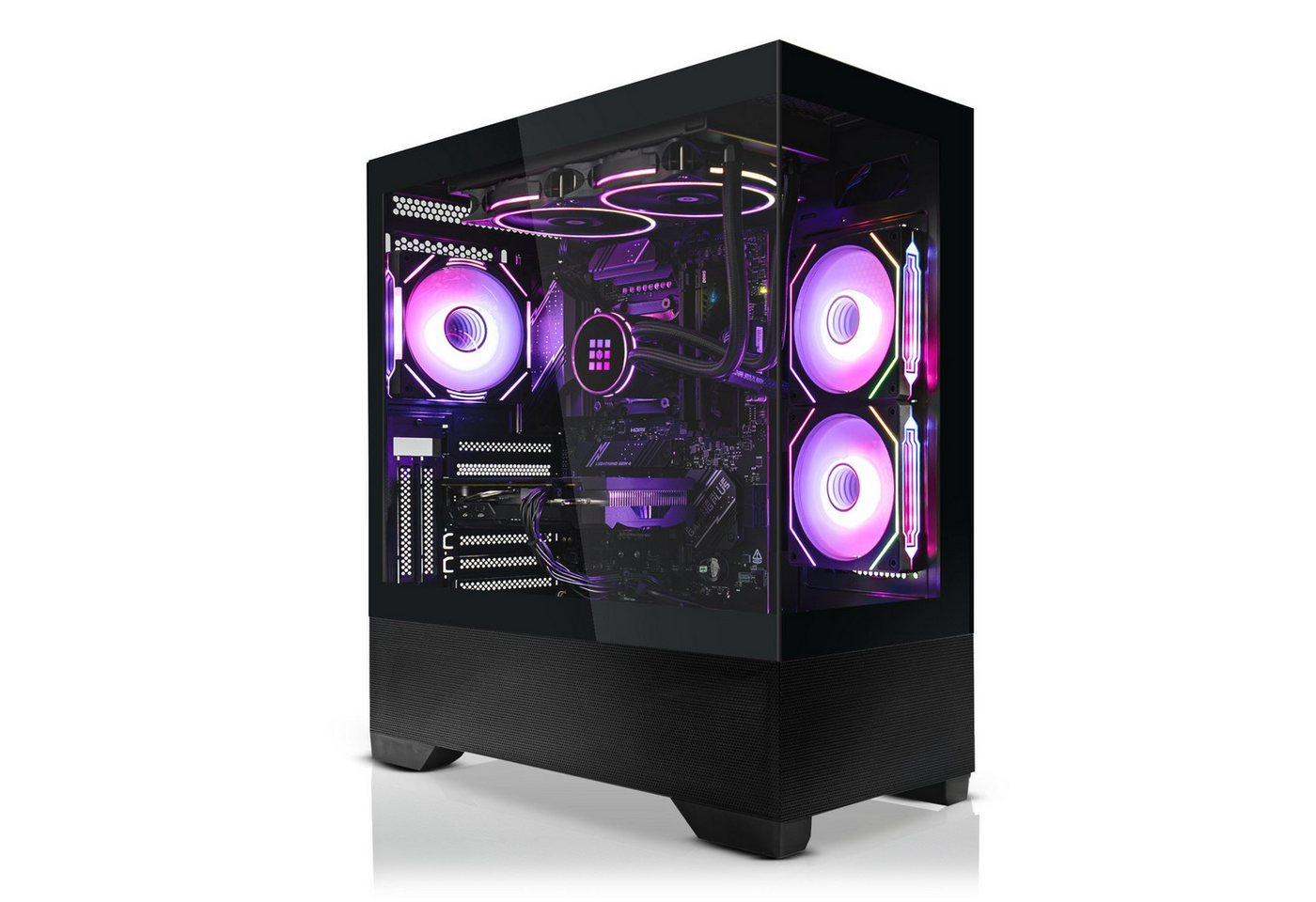 SYSTEMTREFF Gaming-PC (Intel Core i5 13600KF, Radeon RX 7700 XT, 32 GB RAM, 1000 GB SSD, Wasserkühlung, Windows 11, WLAN) von SYSTEMTREFF