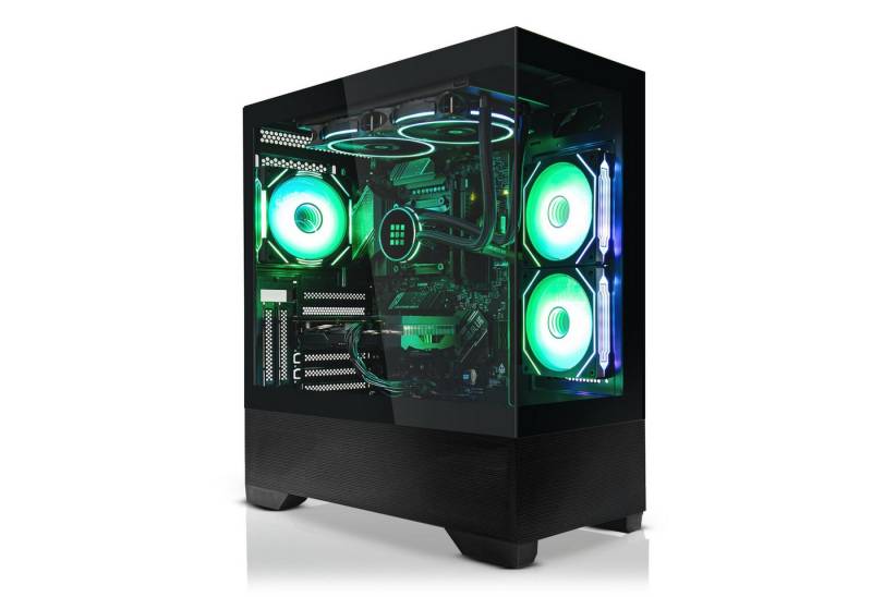 SYSTEMTREFF Gaming-PC (Intel Core i5 14600KF, Nvidia GeForce RTX 5070 Ti, 32 GB RAM, 1000 GB SSD, Wasserkühlung) von SYSTEMTREFF