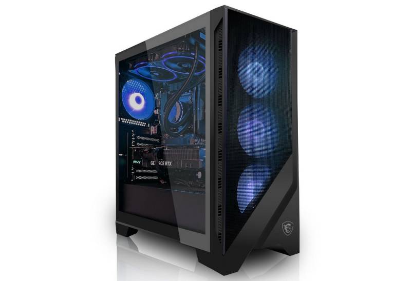 SYSTEMTREFF Gaming-PC (Intel Core i7 14700F, GeForce RTX 4070 Super, 32 GB RAM, 1000 GB SSD, Luftkühlung, Windows 11, WLAN) von SYSTEMTREFF