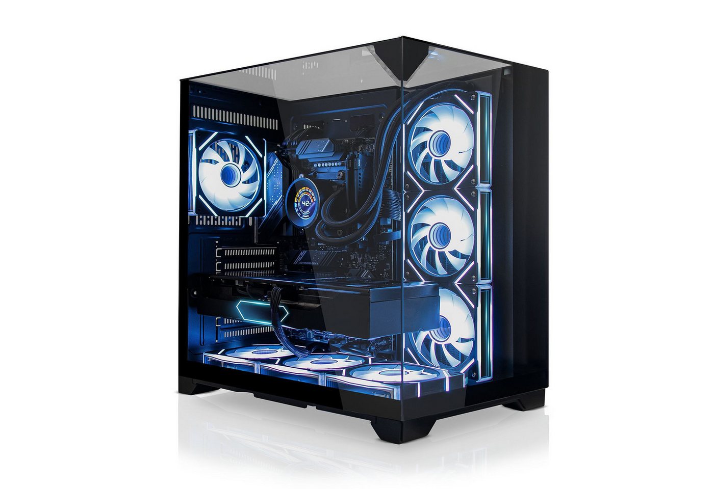 SYSTEMTREFF Gaming-PC (Intel Core i7 14700KF, Radeon RX 7900 XT, 32 GB RAM, 1000 GB SSD, Wasserkühlung) von SYSTEMTREFF