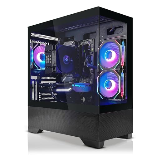 SYSTEMTREFF Gaming PC AMD Ryzen 7 7800X3D 8x5GHz | Nvidia GeForce RTX 4060Ti 16GB DX12 | 1TB M.2 NVMe | 32GB DDR5 RAM | WLAN Desktop Computer Rechner für Gamer, Zocker & Streamer von SYSTEMTREFF