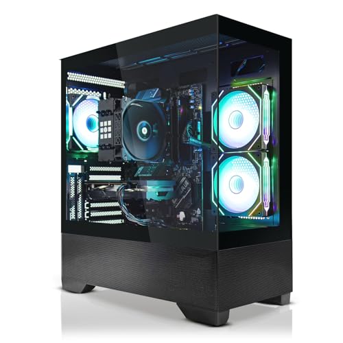 SYSTEMTREFF Gaming PC Intel Core Ultra 5 Prozessor 245K 14x5.2GHz | AMD Radeon RX 7700 XT 12GB DX12 | 1TB M.2 NVMe | 32GB DDR5 RAM | WLAN Desktop Computer Rechner für Gamer, Zocker & Streamer SYSTEMTREFF Gaming PC Intel Core Ultra 5 Prozessor 245K 14x5.2GHz | AMD Radeon RX 7700 XT 12GB DX12 | 1TB M.2 NVMe | 32GB DDR5 RAM | WLAN Desktop Computer Rechner für Gamer, Zocker & Streamer von SYSTEMTREFF