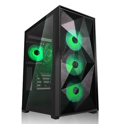 SYSTEMTREFF Gaming PC Intel Core i5-12400F 6x4.4GHz | Nvidia GeForce RTX 4070 Super 12GB DX12 | 1TB M.2 NVMe | 32GB DDR4 RAM | WLAN Desktop Computer Rechner für Gamer, Zocker & Streamer von SYSTEMTREFF