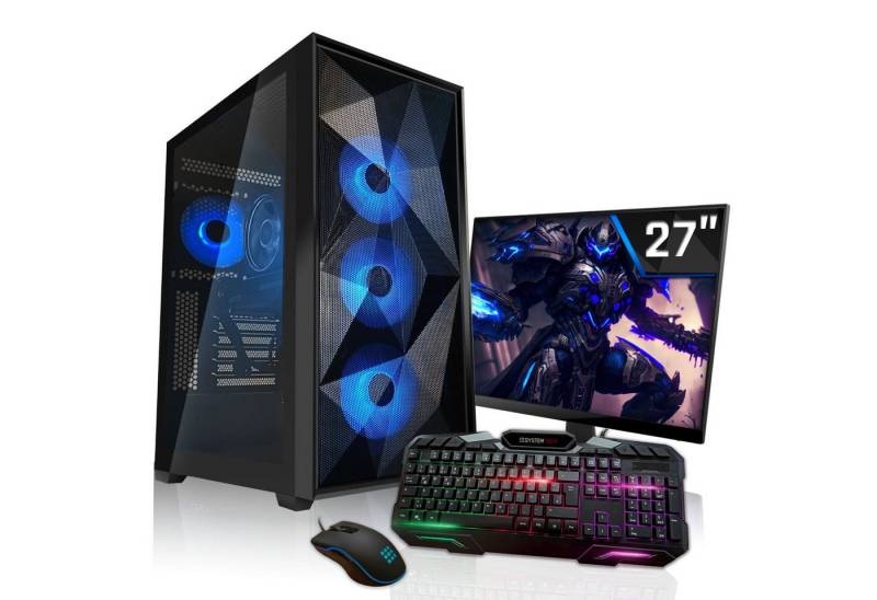 SYSTEMTREFF Gaming-PC-Komplettsystem (27, AMD Ryzen 5 5600X, Radeon RX 6800 XT, 16 GB RAM, 1000 GB SSD, Windows 11, WLAN)" von SYSTEMTREFF