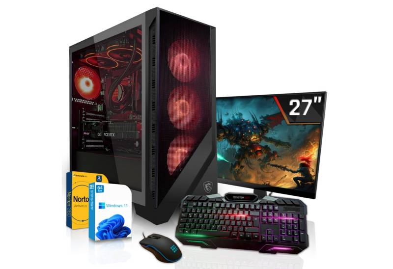 SYSTEMTREFF Gaming-PC-Komplettsystem (27", Intel Core i9 12900F, Radeon RX 7900 GRE, 32 GB RAM, 1000 GB SSD, Windows 11, WLAN) von SYSTEMTREFF