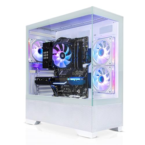 SYSTEMTREFF Gaming PC weiß AMD Ryzen 9 5900XT 16x4.8GHz | Nvidia RTX 4060 8GB DX12 | 1TB M.2 NVMe | 32GB DDR4 RAM | WLAN Desktop Computer Rechner für Gamer, Zocker & Streamer SYSTEMTREFF Gaming PC weiß AMD Ryzen 9 5900XT 16x4.8GHz | Nvidia RTX 4060 8GB DX12 | 1TB M.2 NVMe | 32GB DDR4 RAM | WLAN Desktop Computer Rechner für Gamer, Zocker & Streamer von SYSTEMTREFF