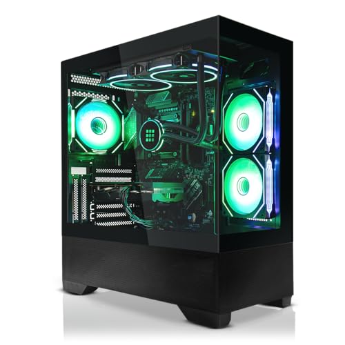 SYSTEMTREFF High-End Gaming PC AMD Ryzen 7 7800X3D 8x5GHz | AMD Radeon RX 9070 XT 16GB DX12 | 1TB M.2 NVMe | 32GB DDR5 RAM | Windows 11 | WLAN Desktop Computer Rechner für Gamer, Zocker & Streamer SYSTEMTREFF High-End Gaming PC AMD Ryzen 7 7800X3D 8x5GHz | AMD Radeon RX 9070 XT 16GB DX12 | 1TB M.2 NVMe | 32GB DDR5 RAM | Windows 11 | WLAN Desktop Computer Rechner für Gamer, Zocker & Streamer von SYSTEMTREFF