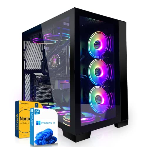 SYSTEMTREFF High-End Gaming PC Intel Core i7-12700F 12x4.9GHz | Nvidia GeForce RTX 4090 24GB DX12 | 1TB M.2 NVMe | 32GB DDR5 RAM | WLAN Desktop Computer Rechner für Gamer, Zocker & Streamer von SYSTEMTREFF