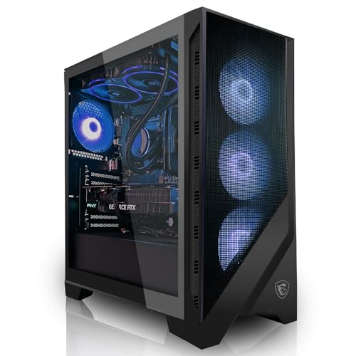 SYSTEMTREFF High-End Gaming PC Intel Core i7-14700KF 20x5.6GHz | Nvidia GeForce RTX 4080 Super 16GB DX12 | 2TB M.2 NVMe | 32GB DDR5 RAM | WLAN Desktop Computer Rechner für Gamer, Zocker & Streamer von SYSTEMTREFF