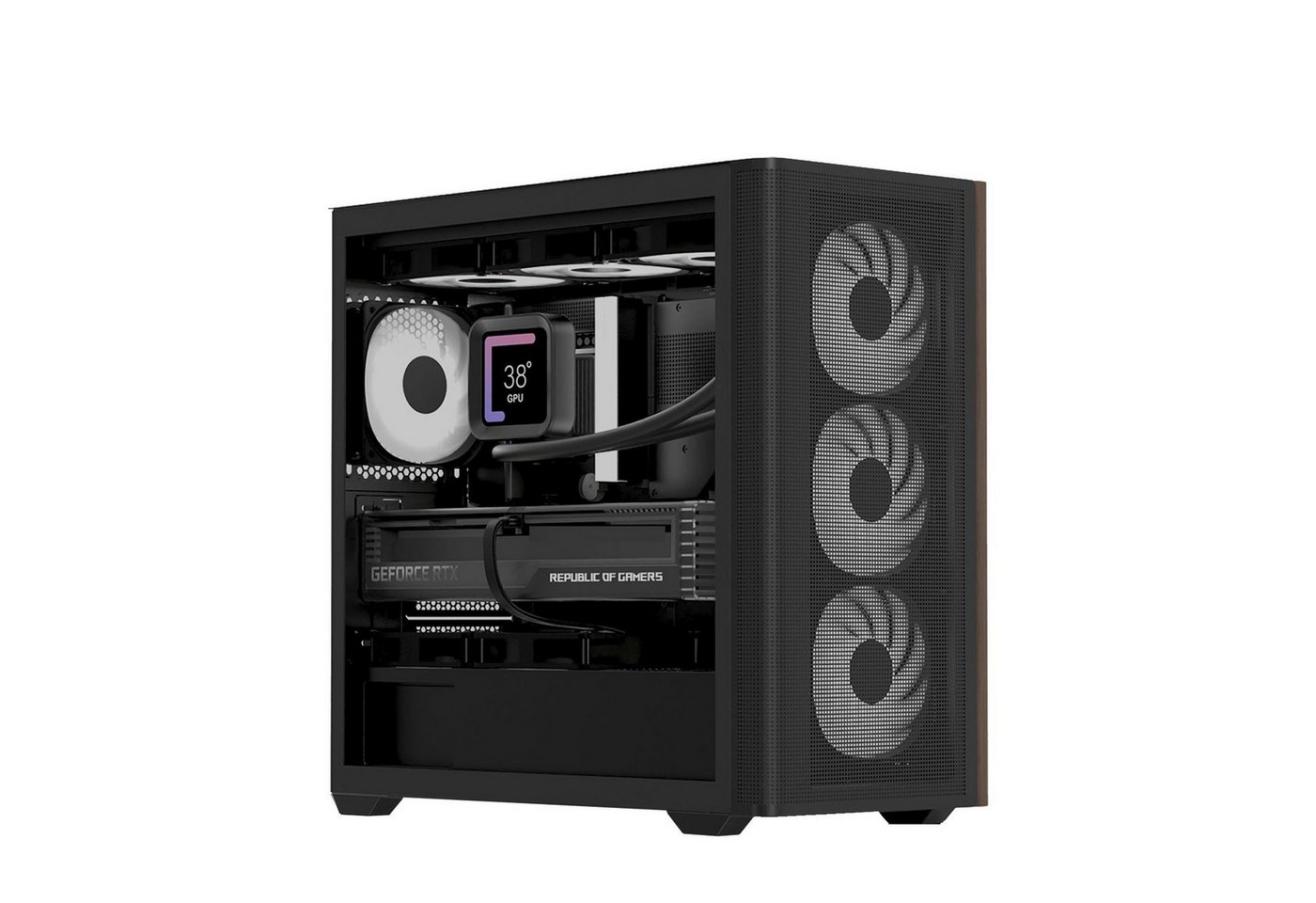 SYSTEMTREFF Gaming-PC (AMD Ryzen 7 5800XT, Nvidia GeForce RTX 5070, 32 GB RAM, 1000 GB SSD, Luftkühlung) von SYSTEMTREFF
