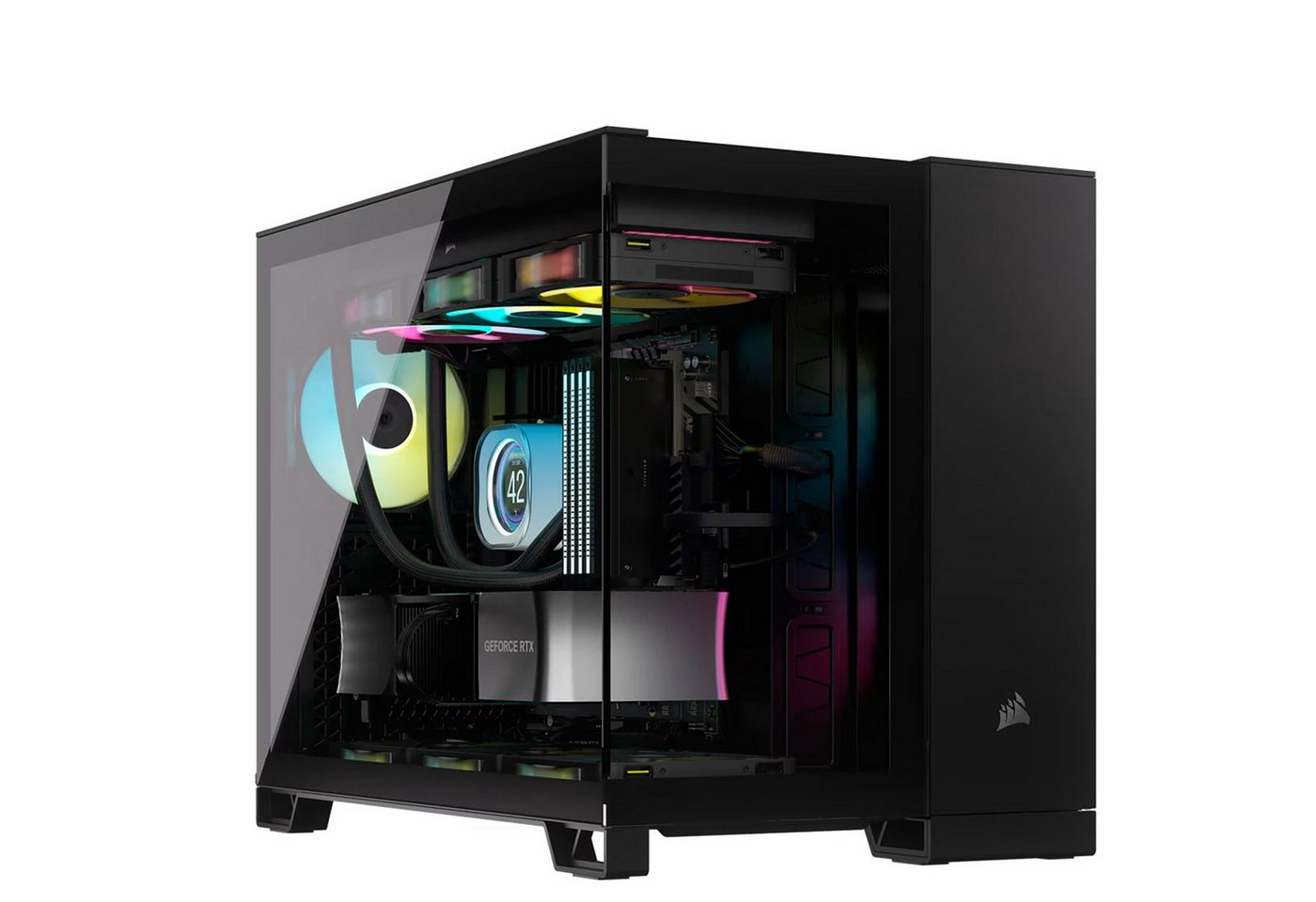 SYSTEMTREFF Mini-PC (Intel Core i9 14900KF, Nvidia GeForce RTX 5090, 32 GB RAM, 1000 GB SSD, Wasserkühlung) von SYSTEMTREFF
