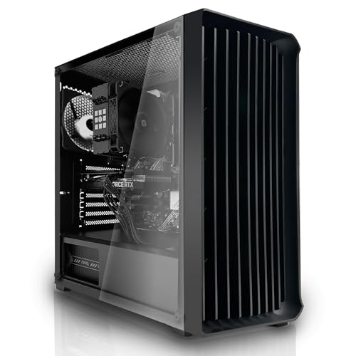 SYSTEMTREFF Office PC AMD Ryzen 5 5600G 6x4.4GHz | AMD RX Vega 7 4K HDMI DX12 | 1TB M.2 NVMe | 16GB DDR4 RAM | WLAN Silent Desktop Computer Rechner für Büro Business Multimedia von SYSTEMTREFF