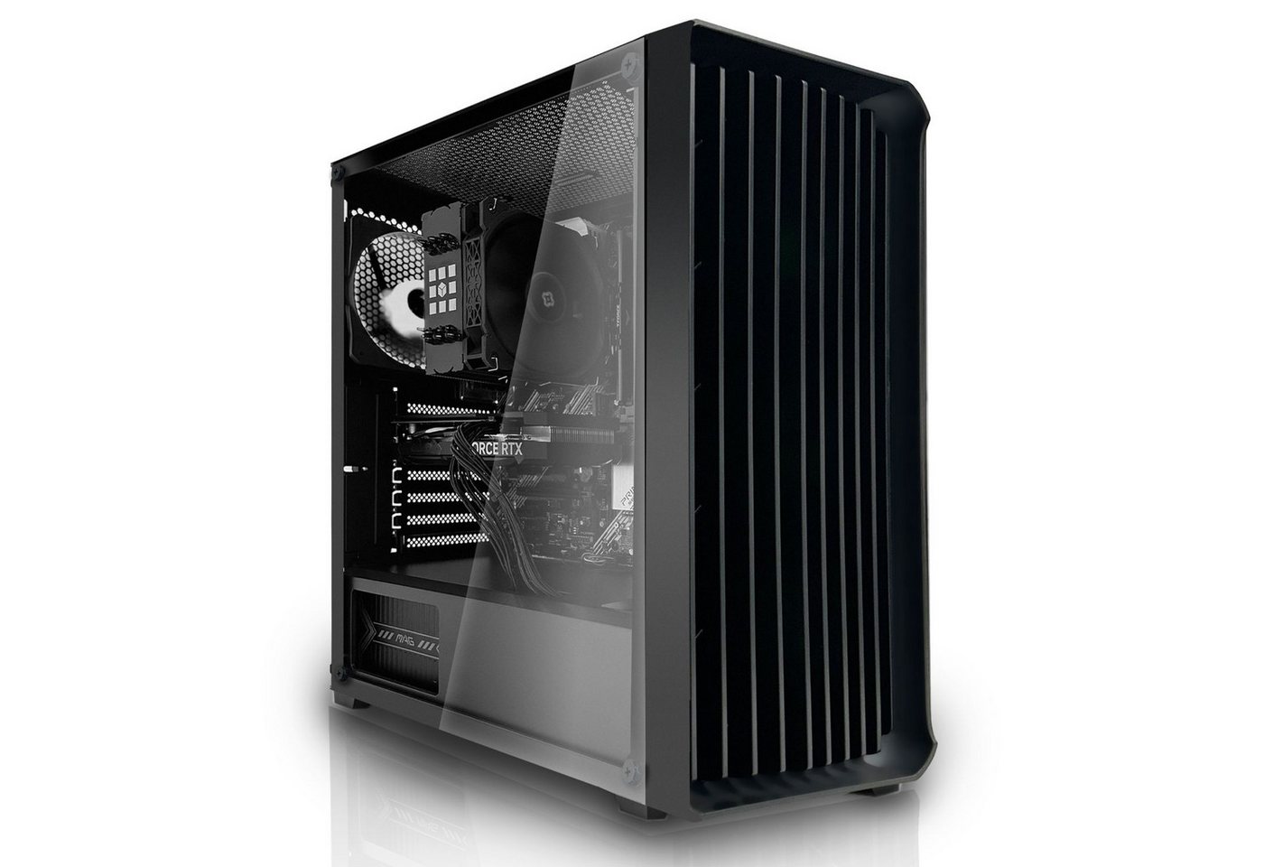 SYSTEMTREFF PC (Intel Core i3 14100, UHD 730, 16 GB RAM, 512, 2000 GB SSD, Luftkühlung, Windows 11, WLAN) von SYSTEMTREFF