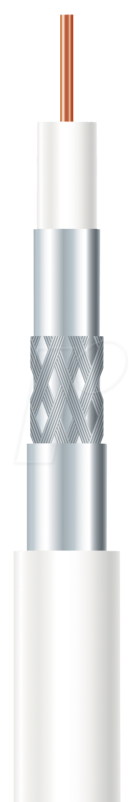 75080AKZ 3S-10 - Koaxialkabel, Ø 5,6 mm, 90 dB, 10 m von SYTRONIC