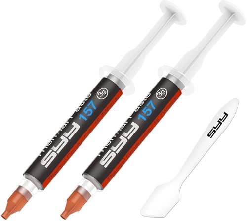 SYY Wärmeleitpaste, 6g mit Toolkit Neues Upgrade einfach anzuwenden CPU Wärmeleitpaste, Kühlpaste für IC/Prozessor/CPU/Kühler, Hochleistung auf Kohlenstoffbasis SYY Wärmeleitpaste, 6g mit Toolkit Neues Upgrade einfach anzuwenden CPU Wärmeleitpaste, Kühlpaste für IC/Prozessor/CPU/Kühler, Hochleistung auf Kohlenstoffbasis von SYY