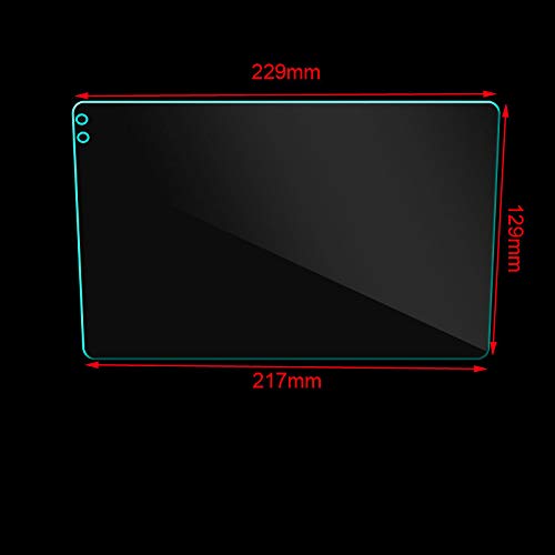 SZ-CHUANGTUO 229 x 129 x 217 mm Auto-Schutzfolie aus gehärtetem Glas für 9 Zoll Autoradio, Multimedia-Video-Player, Navigation, GPS, Android 8.1 von SZ-CHUANGTUO