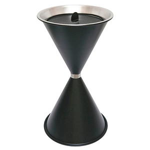 SZ Metall 29715 Standaschenbecher schwarz von SZ Metall