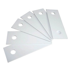 SZ Metall Regal-Verbindungselemente weiß 9,0 x 6,0 x 0,5 cm von SZ Metall
