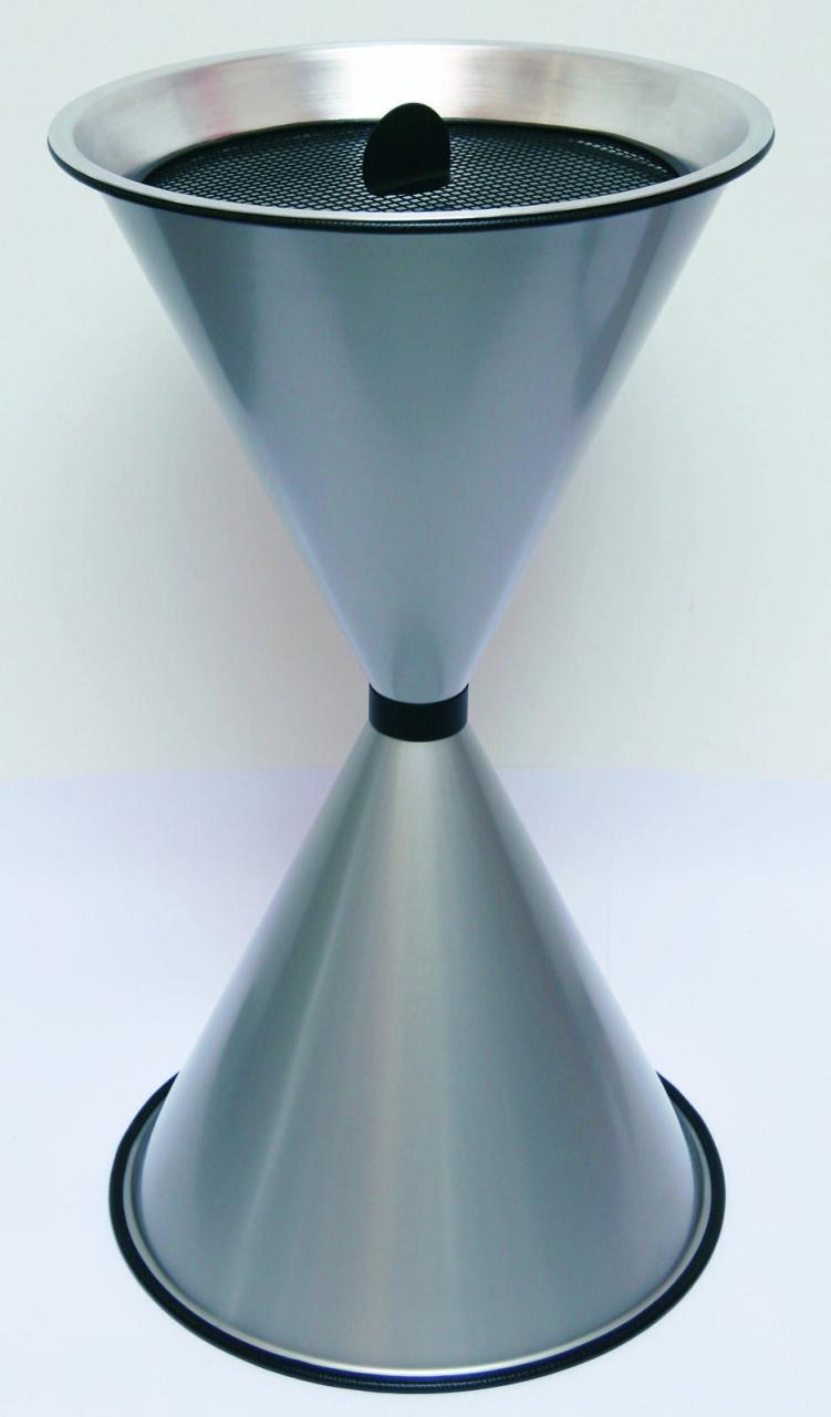 SZ Metall Standaschenbecher silbermetallic von SZ Metall