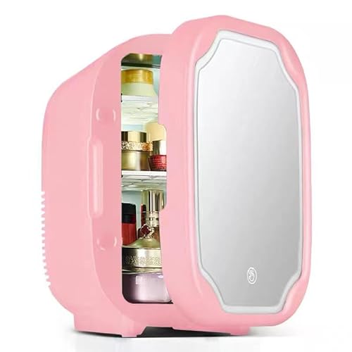 SZAJOR 8L Mini-Kühlschrank, Spiegelkühlschrank, Make-up-Hautpflege-Kühlschrank mit LED-Beleuchtung, Kühl- und Wärmeaufbewahrung für Autoreisen,Rosa SZAJOR 8L Mini-Kühlschrank, Spiegelkühlschrank, Make-up-Hautpflege-Kühlschrank mit LED-Beleuchtung, Kühl- und Wärmeaufbewahrung für Autoreisen,Rosa von SZAJOR