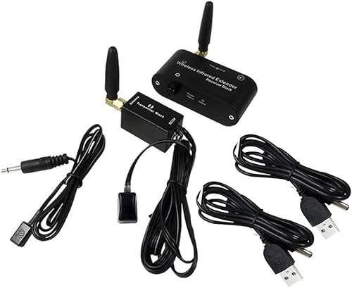 SZBJ Wireless IR Repeater Kit/Fernbedienungs-Extender (Kombination aus Einzelkopf-Emitterkabel) von SZBJ