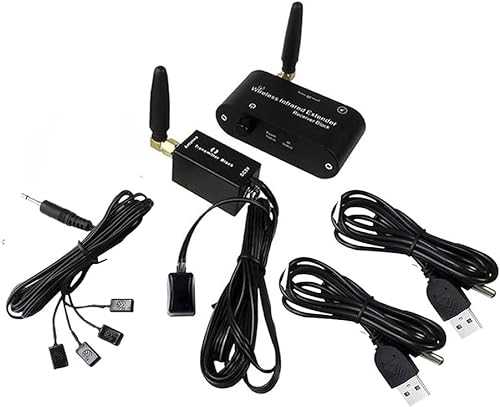SZBJ Wireless IR Repeater Kit/Fernbedienungs-Extender (Match Quad Head Emitter Cable Kombination) von SZBJ
