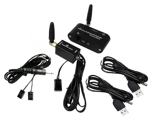 SZBJ Wireless IR Repeater Kit/Fernbedienungs-Extender (passende Kombination aus Doppelkopf-Emitterkabel) WL-E2 von SZBJ