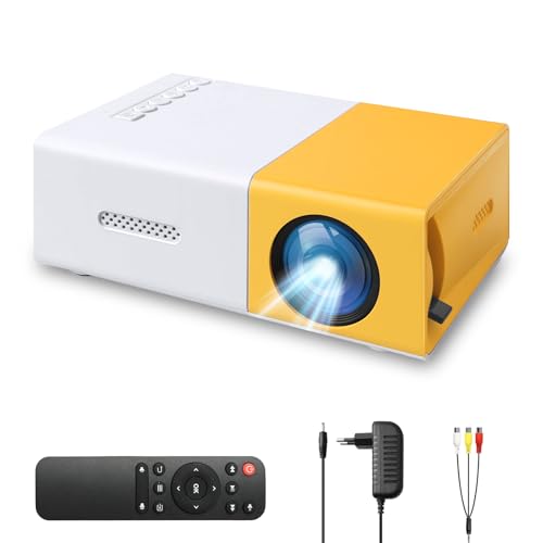 Mini Beamer,SZBJSMF Mini Tragbarer Projektor kompatibel mit HDMI, USB, PS5,TV-Stick, Switch, Xbox, Die Beste Wahl für Kinder, Schlafzimmer, im Freien Mini Beamer,SZBJSMF Mini Tragbarer Projektor kompatibel mit HDMI, USB, PS5,TV-Stick, Switch, Xbox, Die Beste Wahl für Kinder, Schlafzimmer, im Freien von SZBJSMF