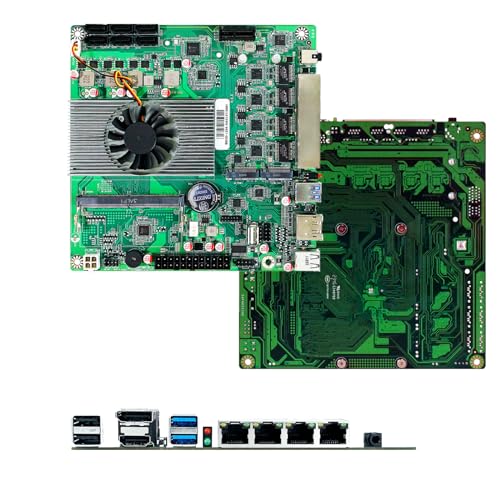SZBOX NAS N100 Motherboard Computer Mainboard DDR5 Int Core Prozessor Mikrocontroller ATX AMI Sockel USB 2.0 3.0 mit HDMI LAN von SZBOX