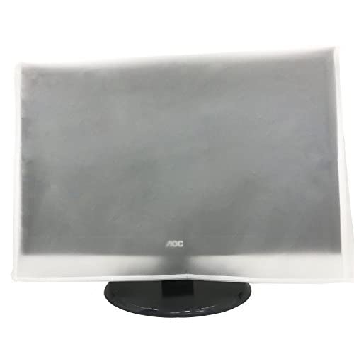 Monitor-Staubschutz, LCD/LED, HD, antistatisch, Vinyl, Flachbildschirm, Computermonitor, wasserdicht, kompatibel mit 24 Zoll iMac Desktop und Zubehör (24 W x 18 H x 3D) von SZBRO