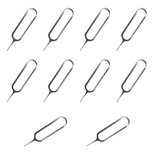 10 Stück SIM Karte Nadel, SIM Kartenträger Auswerfer Pin Auswerfen Removal Tool, SIM Pin Handy Nadel Kompatibel mit von SZCXDKJ