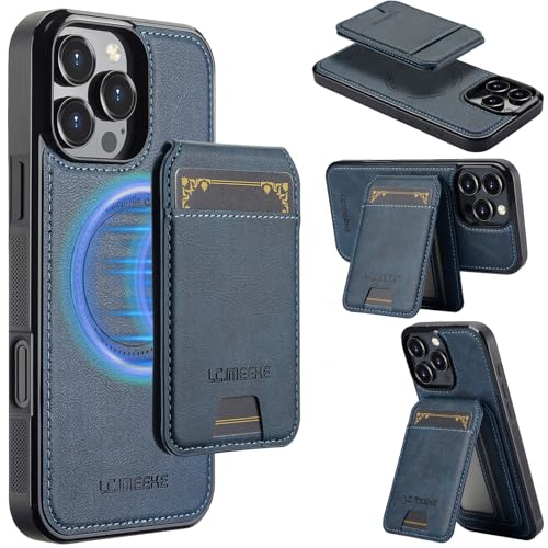 SZHAIYU L3 2-in-1 abnehmbare Leder-Brieftaschen- und Handyhüllen, kompatibel mit iPhone 14 Pro Max, Hülle mit Kartenhalter, RFID-Blockierung, kompatibel mit Magsafe Charging 6.7 Kickstand (Blau, IP 14 SZHAIYU L3 2-in-1 abnehmbare Leder-Brieftaschen- und Handyhüllen, kompatibel mit iPhone 14 Pro Max, Hülle mit Kartenhalter, RFID-Blockierung, kompatibel mit Magsafe Charging 6.7 Kickstand (Blau, IP 14 von SZHAIYU