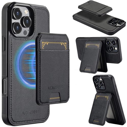 SZHAIYU L3 2-in-1 abnehmbare Leder-Brieftaschen- und Handyhüllen, kompatibel mit iPhone 14 Pro Max, Hülle mit Kartenhalter, RFID-Blockierung, kompatibel mit Magsafe Charging 6.7 Kickstand (Schwarz, IP SZHAIYU L3 2-in-1 abnehmbare Leder-Brieftaschen- und Handyhüllen, kompatibel mit iPhone 14 Pro Max, Hülle mit Kartenhalter, RFID-Blockierung, kompatibel mit Magsafe Charging 6.7 Kickstand (Schwarz, IP von SZHAIYU