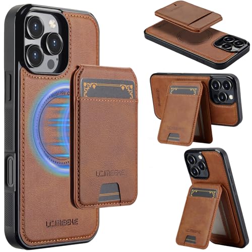 SZHAIYU L3 2-in-1 abnehmbare Leder-Brieftaschen- und Handyhüllen, kompatibel mit iPhone 15 Pro Max, Hülle mit Kartenhalter, RFID-Blockierung, kompatibel mit Magsafe Charging 6.7 Kickstand (Braun, IP SZHAIYU L3 2-in-1 abnehmbare Leder-Brieftaschen- und Handyhüllen, kompatibel mit iPhone 15 Pro Max, Hülle mit Kartenhalter, RFID-Blockierung, kompatibel mit Magsafe Charging 6.7 Kickstand (Braun, IP von SZHAIYU