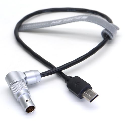 SZJELEN Ambient Recording LTC-Out 5-poliger Ausgang auf Micro-USB-Timecode für Sonys FX3 FX30 A7M3 A7S3 Timecode TC-Kabel SZJELEN Ambient Recording LTC-Out 5-poliger Ausgang auf Micro-USB-Timecode für Sonys FX3 FX30 A7M3 A7S3 Timecode TC-Kabel von SZJELEN