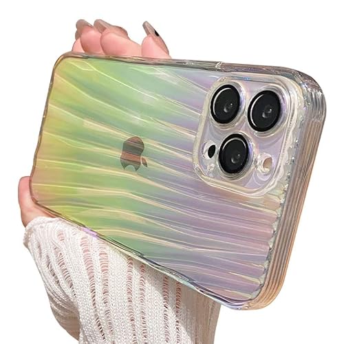 SZJLDS Glitter Hülle für iPhone 14 Pro Max [Kameraschutz Eingebaut] [Ultra Weiche] Dünn/Slim Bunt Glänzende Beschichtung Handyhülle,Stoßfest rutschfest Premium TPU Schutzhülle (Durchsichtig) von SZJLDS