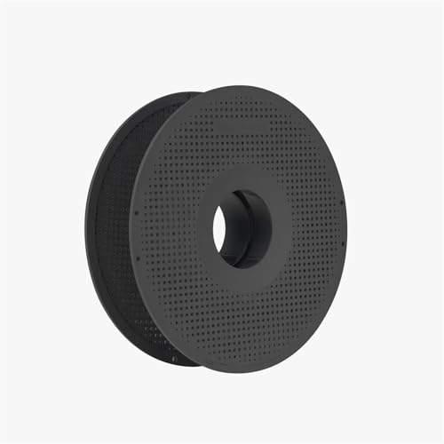 Für 3D-Drucker, Hochtemperaturmaterial, wiederverwendbar, Spule, Filament, passend für: ABS/ASA/PA6-GF/ABS-GF/PAHT-CF usw. (schwarz) von SZKIRNO
