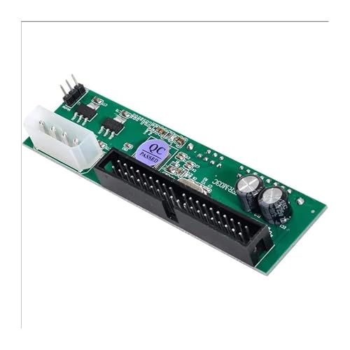 SZKIRNO SATA-zu-IDE-Adapter-Konverter, 2,5 Sata-Buchse auf 3,5-Zoll-IDE-Stecker, 40-poliger Anschluss, 1,5 GB, unterstützt ATA 133 100 HDD, CD, DVD, Seriell (IDE auf SATA 1) von SZKIRNO