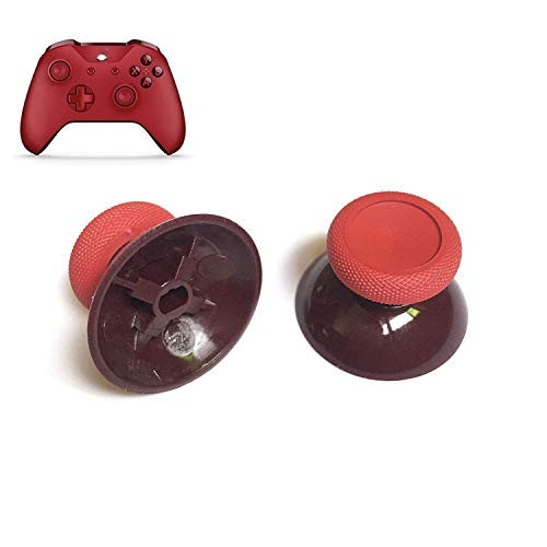 3D Analog-Joystick-Griffkappe für Daumenstick-Griffkappe für Xbox One Slim Xbox One X Xbox One Elite PS4 Controller (rot) von SZLG