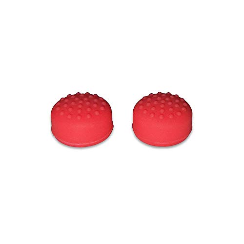 Silikon-Daumengriffe, Analog, für Nintendo Switch Poke Ball Plus Pokeball NS Baoke Dream Elf Ball Plus Controller (rot), 2 Stück von SZLG