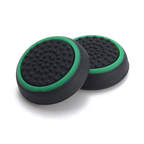 Silikon-Daumenstick-Joystick-Kappe für PS4, PS3, Xbox One, Xbox 360, Schwarz / Grün Silikon-Daumenstick-Joystick-Kappe für PS4, PS3, Xbox One, Xbox 360, Schwarz / Grün von SZLG