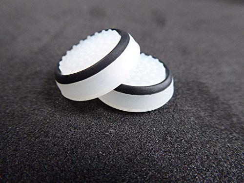 Silikon-Daumenstick-Joystick-Kappe für PS4, PS3, Xbox One, Xbox 360 Game-Controller, Weiß / Schwarz Silikon-Daumenstick-Joystick-Kappe für PS4, PS3, Xbox One, Xbox 360 Game-Controller, Weiß / Schwarz von SZLG