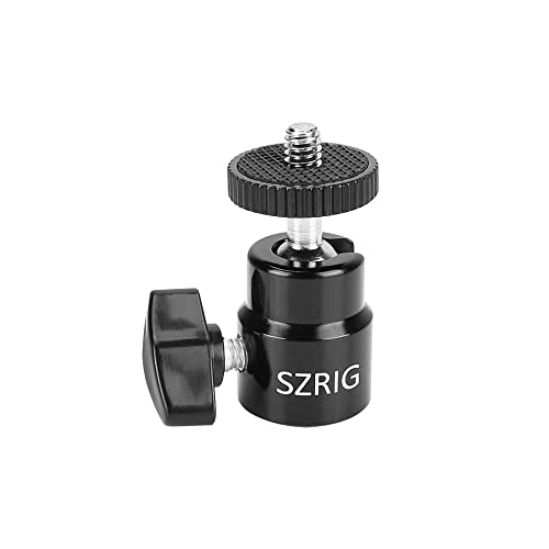 SZRIG 1/4"-20 Mini Kugelkopf Für DSLR Kamera Monitor Foto Studio Zubehö von SZRIG