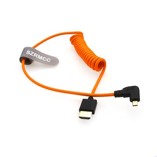 SZRMCC 8K 2.1 Micro HDMI Links Winkel auf HDMI High Speed Spiralkabel Geflochtenes Kabel für Go-Pro Hero 3/4 Canon EOS M5 Sony A6000 A7III RX10 Nikon B500 Z6 Raspberry Pi 4 Atomos Ninja 2 Monitor SZRMCC 8K 2.1 Micro HDMI Links Winkel auf HDMI High Speed Spiralkabel Geflochtenes Kabel für Go-Pro Hero 3/4 Canon EOS M5 Sony A6000 A7III RX10 Nikon B500 Z6 Raspberry Pi 4 Atomos Ninja 2 Monitor von SZRMCC