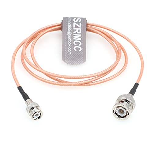 SZRMCC BNC Stecker auf Mini BNC Stecker Koaxialkabel RF SDI RG316 für Ultraschall-Fehlerdetektor Monitor (20 cm) von SZRMCC