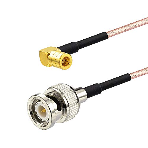 SZRMCC BNC-Stecker auf rechtwinklige SMB-Buchse, DAB-Digital-Radio-Antennenadapterkabel von SZRMCC